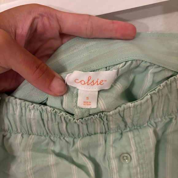 Mint Green Women's Lounge Shorts - Picture 3 of 6